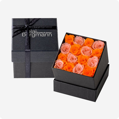 Orangener Rosen-Mix